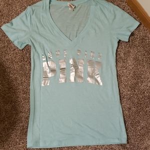 Pink V Neck Tee ❤BOGO